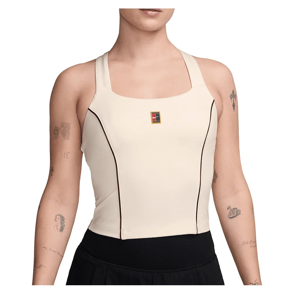 Women's Court Collection Dri-FIT Tennis Tank,Apparel,Nike,102 Chalk,XS,Tennis Express,IU1829-102