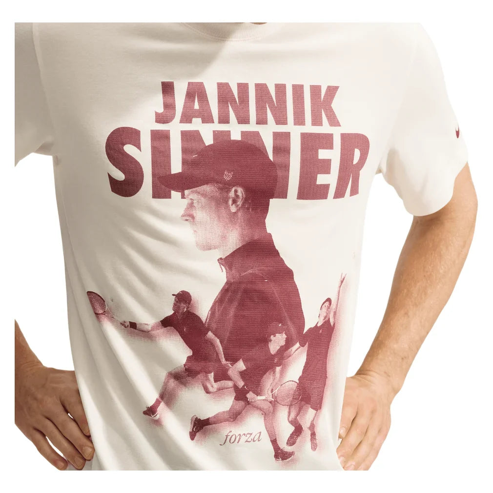 Men's Jannik Sinner Court Dri-FIT Graphic Tennis T-Shirt, Nike, Tennis Express, IZ2725-H26-7