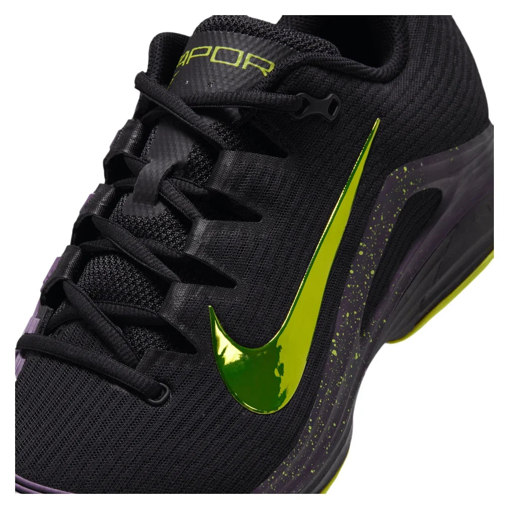 Men's Zoom Vapor 12 Tennis Shoes Black and Lemon Venom, Nike, Tennis Express, JA6918-001H26-8