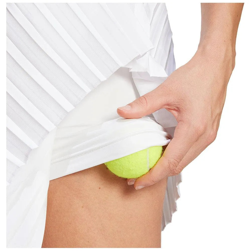 Women's Club Pleat Tennis Skort White-Apparel-Adidas-JD6116-S25-4-Tennis Express