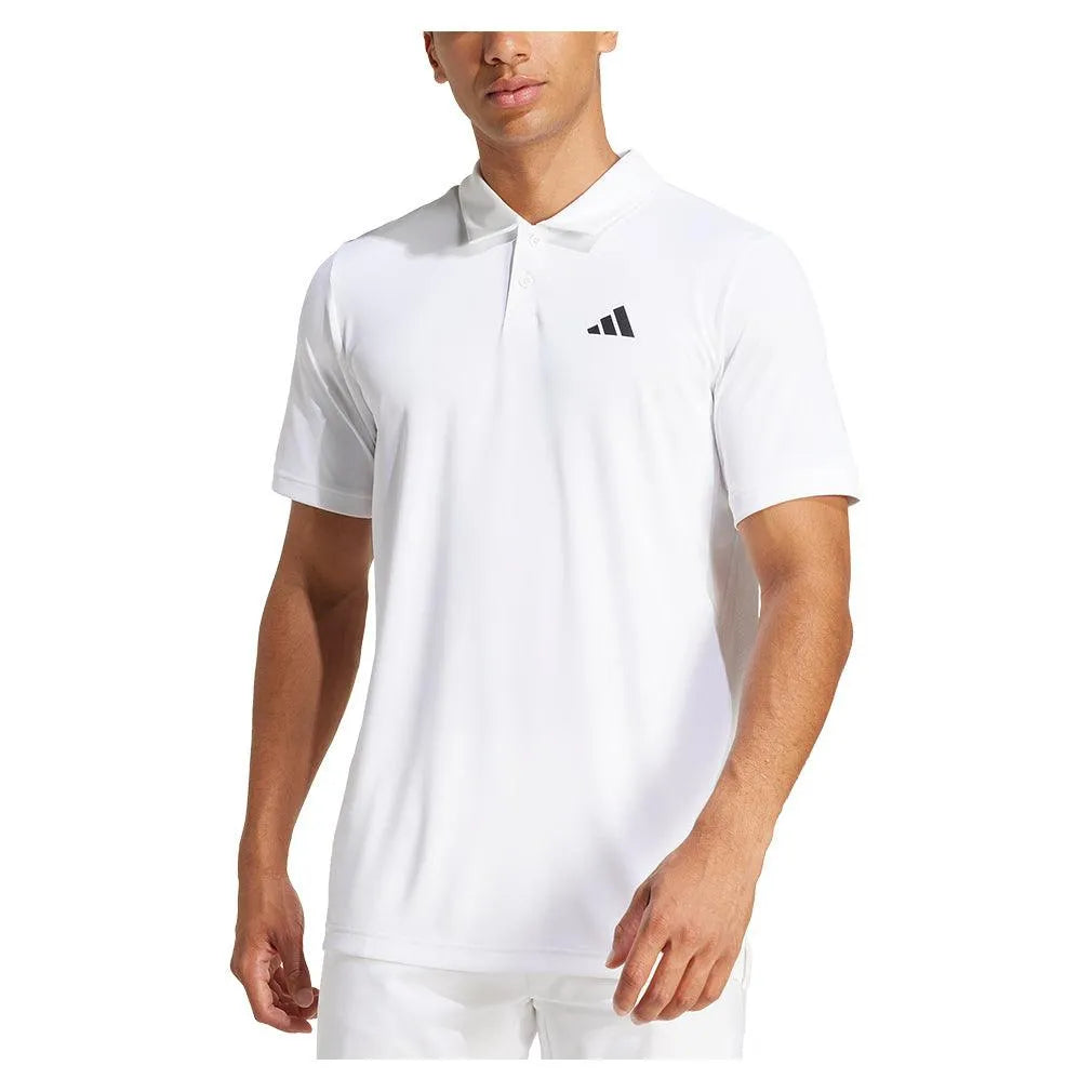Men's Club Tennis Polo White-Apparel-Adidas-JD8636-S25-3-Tennis Express