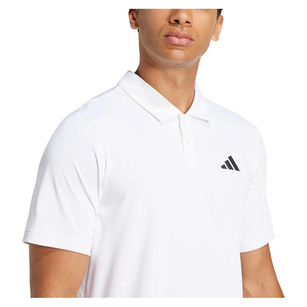 Men's Club Tennis Polo White-Apparel-Adidas-JD8636-S25-6-Tennis Express
