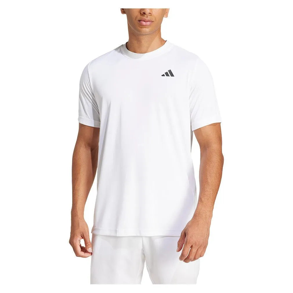 Men's Club Tennis Top White-Apparel-Adidas-JD8639-S25-3-Tennis Express