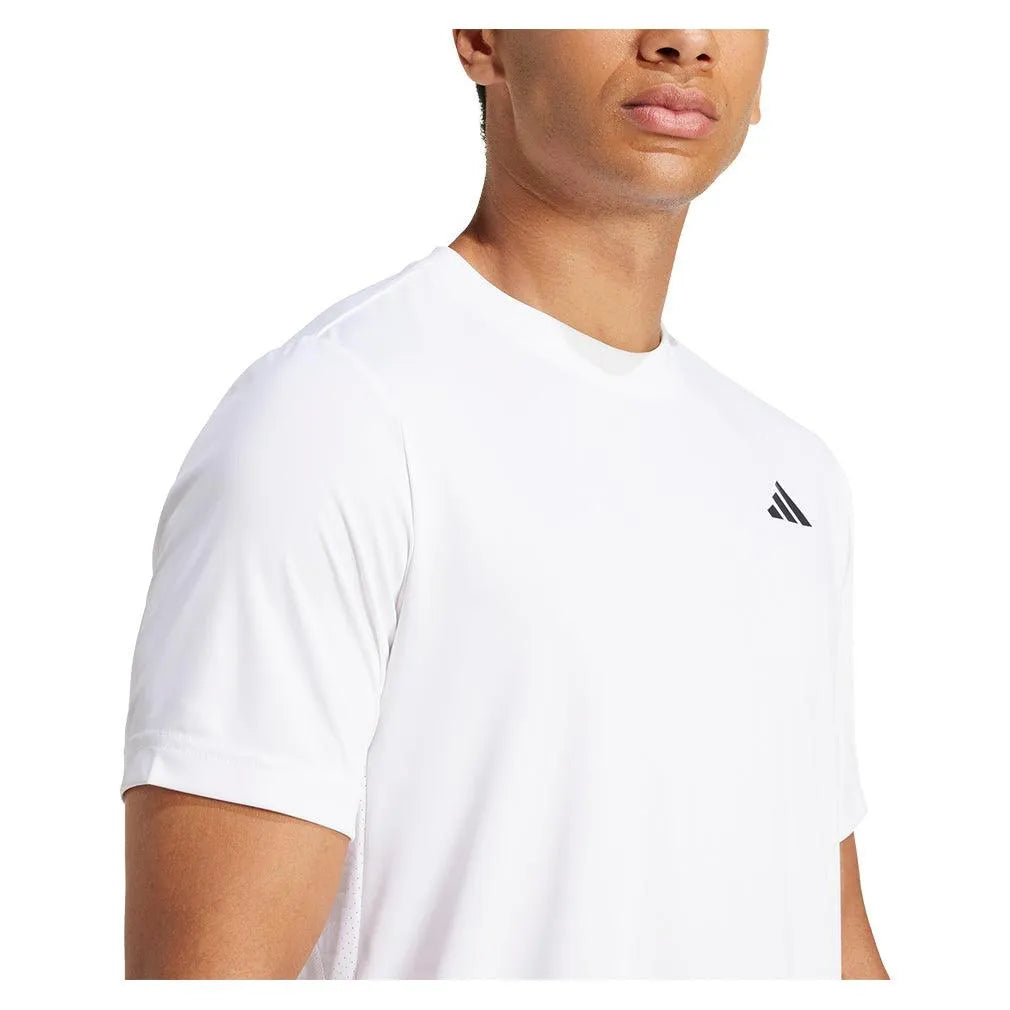 Men's Club Tennis Top White-Apparel-Adidas-JD8639-S25-6-Tennis Express