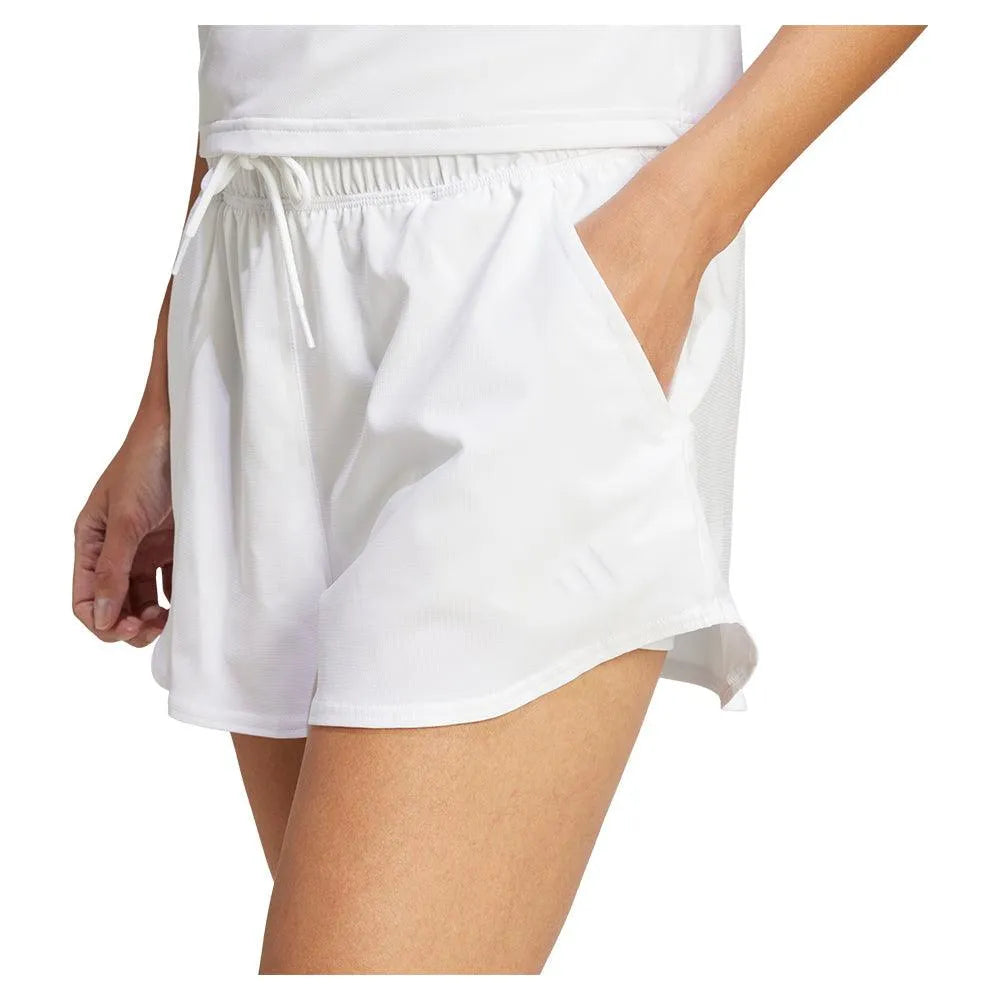Women's Club Tennis Shorts White-Apparel-Adidas-JE7114-4-Tennis Express