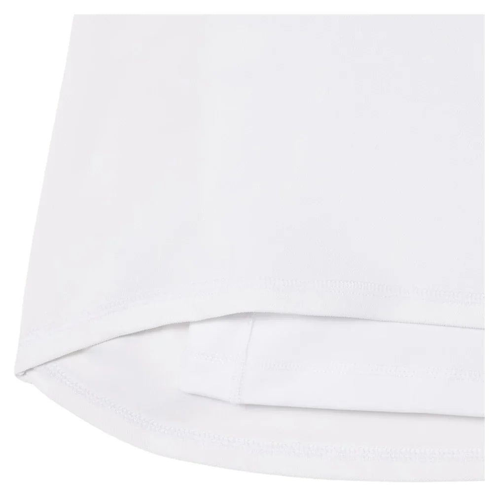 Women's Essentials Tennis Skort White,Apparel,Lacoste,,,Tennis Express,JF0218-800-1