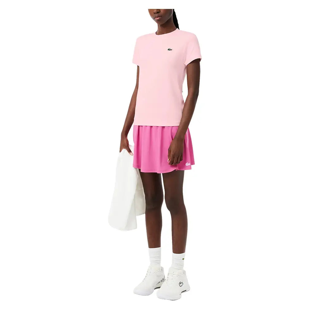 Women's Essentials Tennis Skort,Apparel,Lacoste,,,Tennis Express,JF0218-S26-47I-5