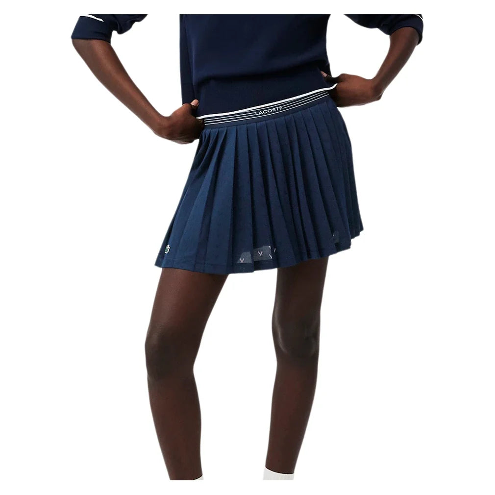 Women's Heritage Technical Skort-Apparel-Lacoste-JF0222-1-Tennis Express