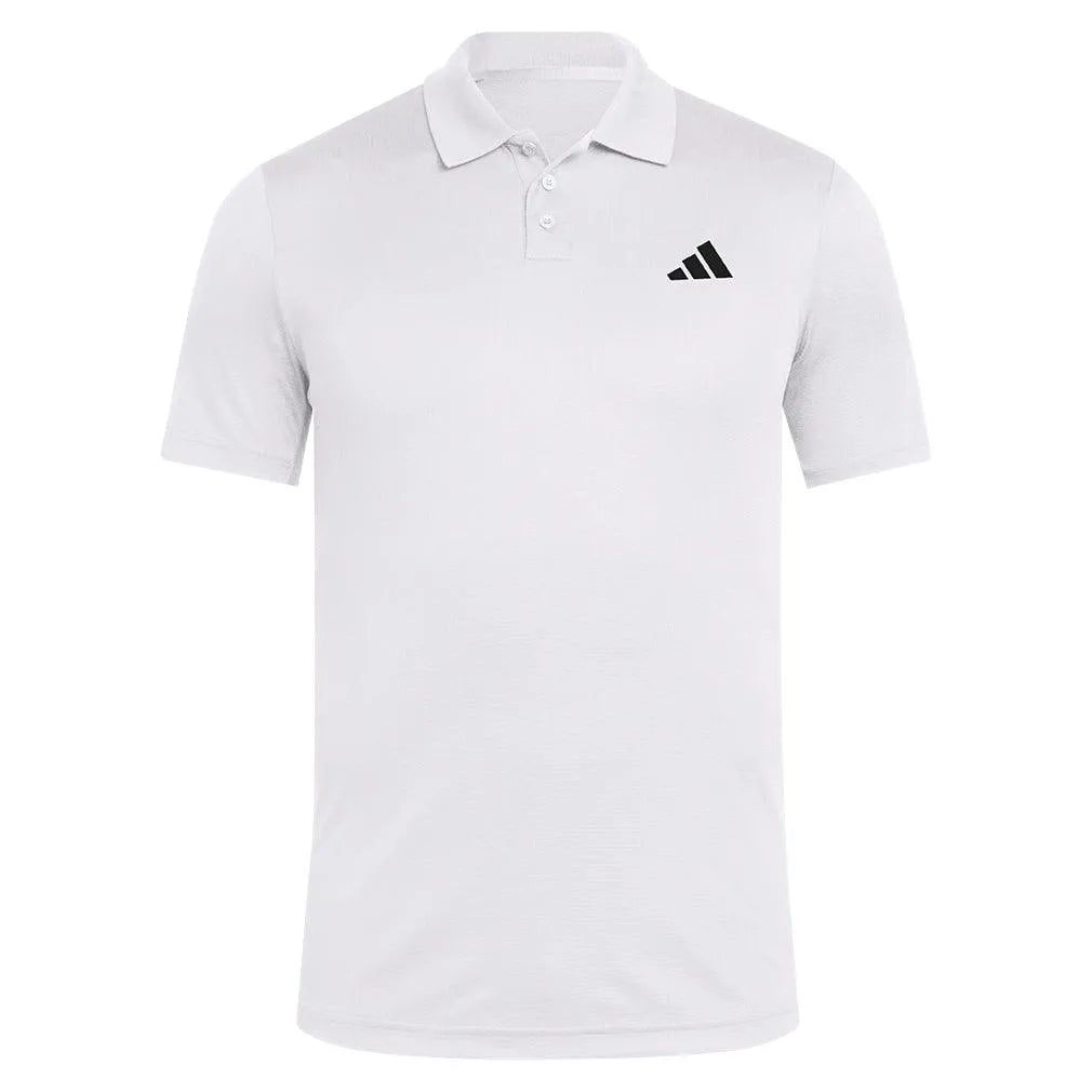 Men's Freelift Tennis Polo White-Apparel-Adidas-JF4387-S25-1-Tennis Express