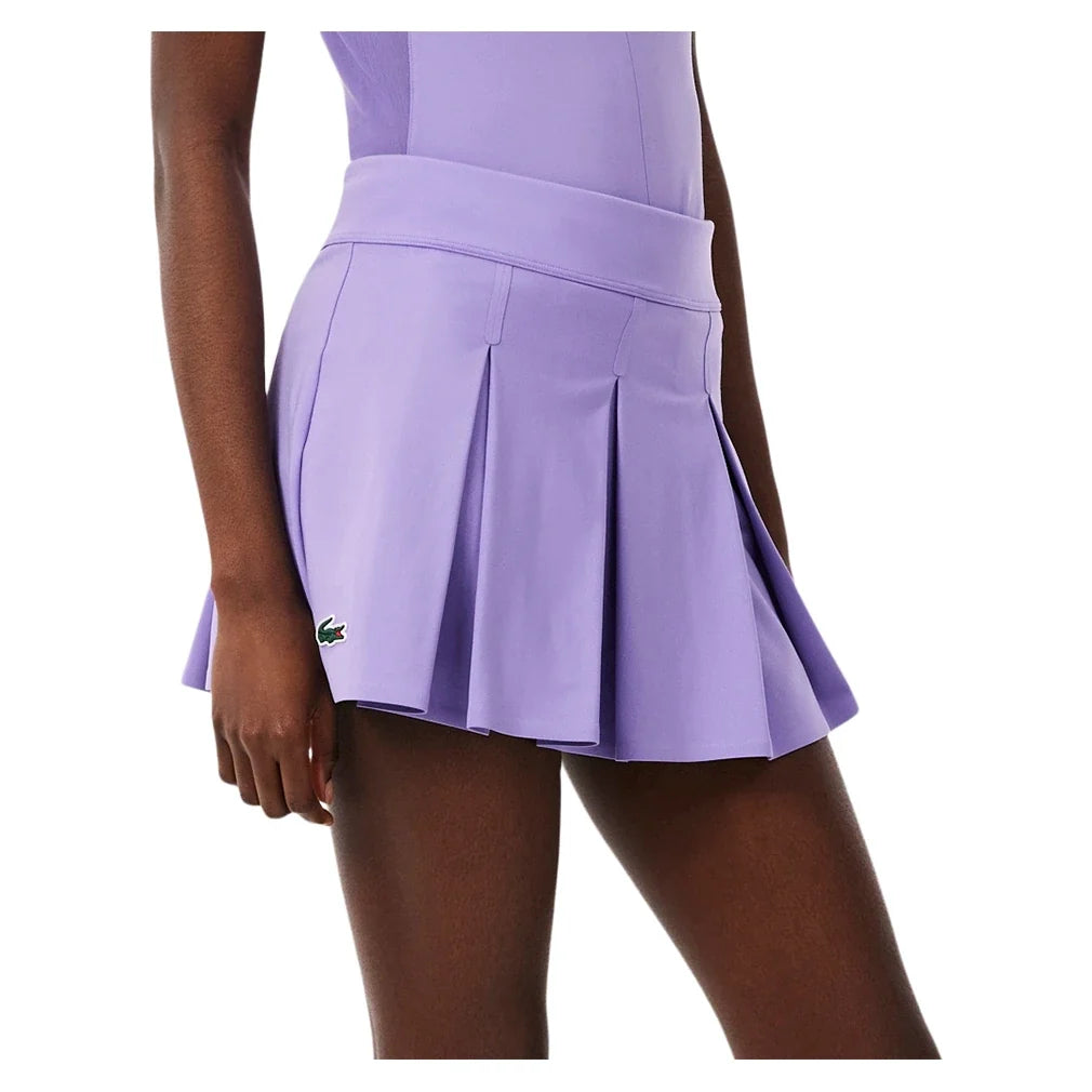 Women's Players Tennis Skort Neva Purple,Apparel,Lacoste,,,Tennis Express,JF6780-GFUF26-1