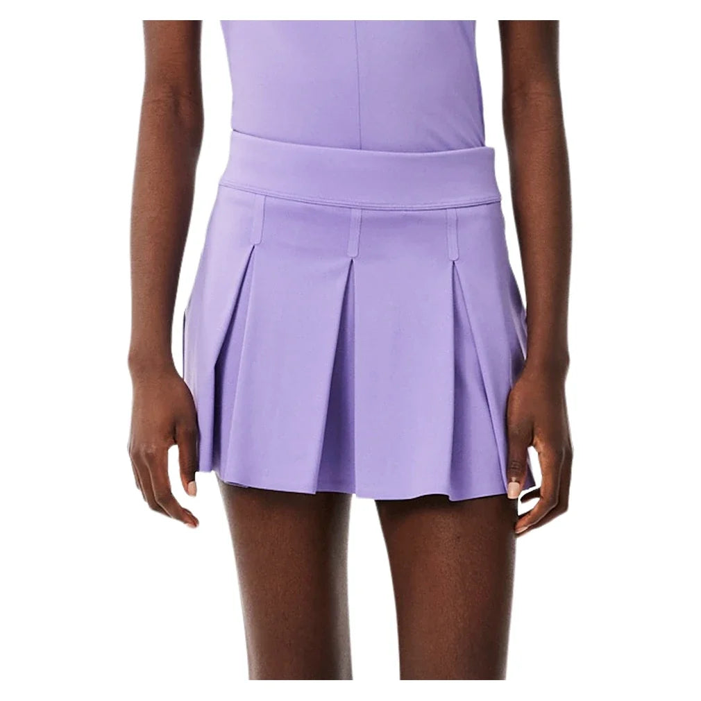 Women's Players Tennis Skort Neva Purple,Apparel,Lacoste,,,Tennis Express,JF6780-GFUF26