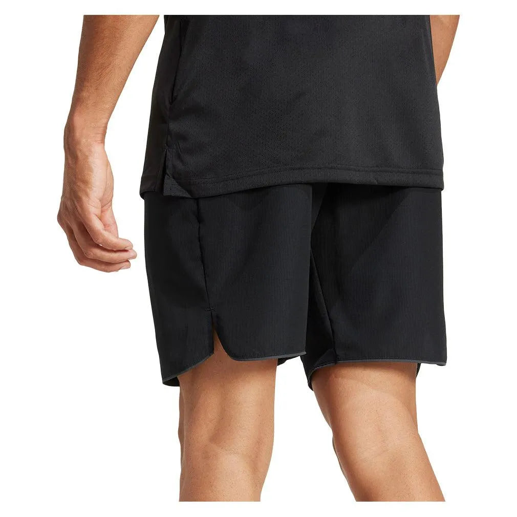 Men's Club 7 inch Tennis Shorts Black-Apparel-Adidas-JF8499-7-S25-4-Tennis Express