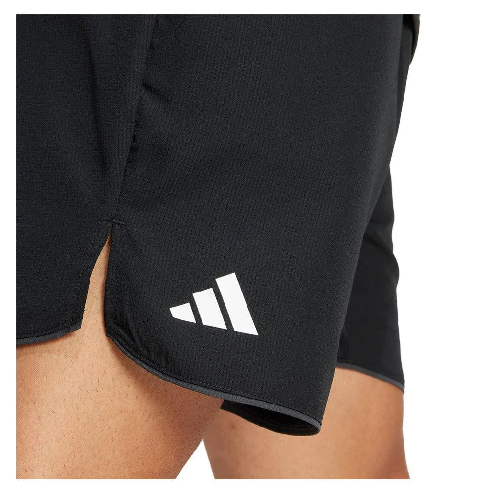 Men's Club 7 inch Tennis Shorts Black-Apparel-Adidas-JF8499-7-S25-7-Tennis Express