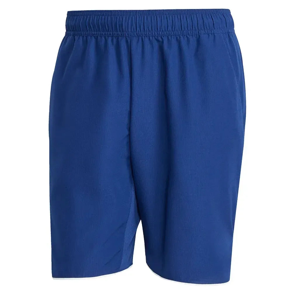 Men's Club 7 Inch Tennis Short Dark Blue-Apparel-Adidas-JF8500_1-Tennis Express