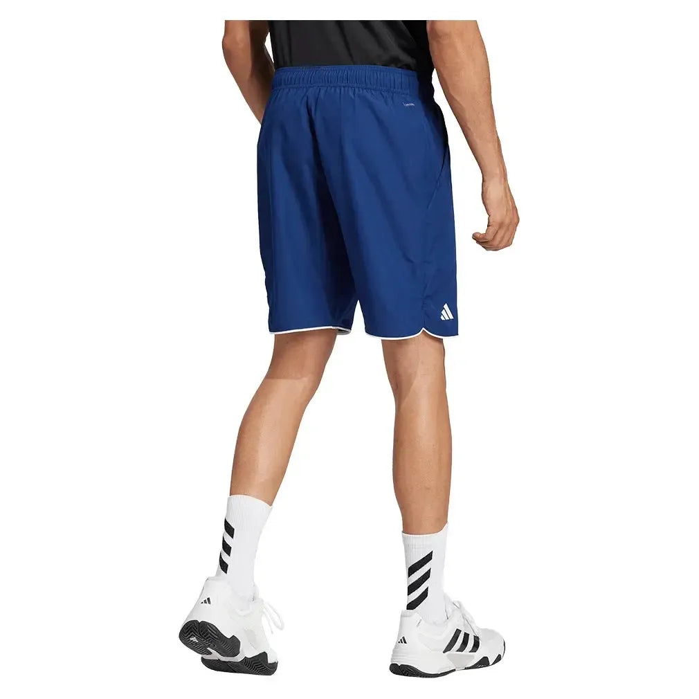 Men's Club 7 Inch Tennis Short Dark Blue-Apparel-Adidas-JF8500_5-Tennis Express