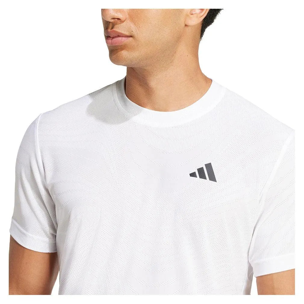 Men's Freelift Pro Tennis Top White-Apparel-Adidas-JG1120-S25-6-Tennis Express