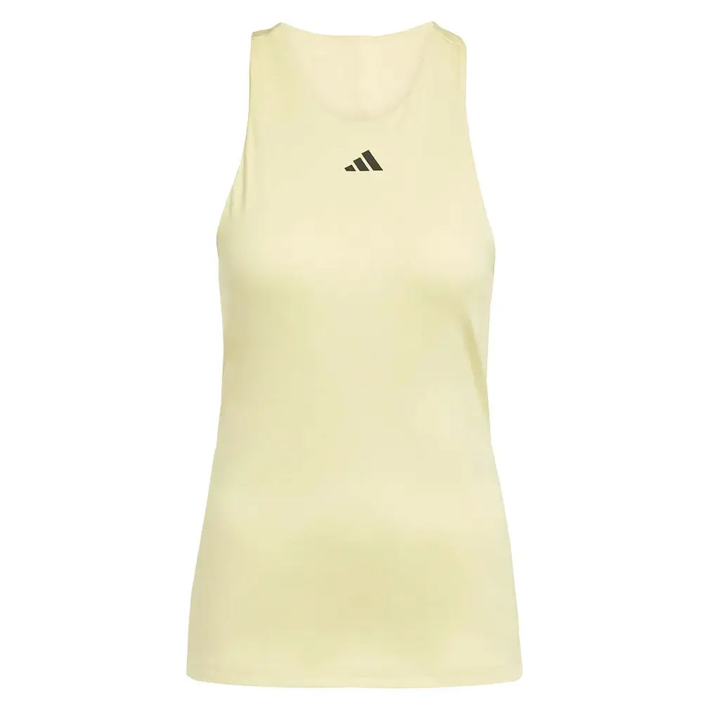 Women's Climacool Y Tennis Tank Powder Yellow-Apparel-Adidas-JG3642_1-Tennis Express