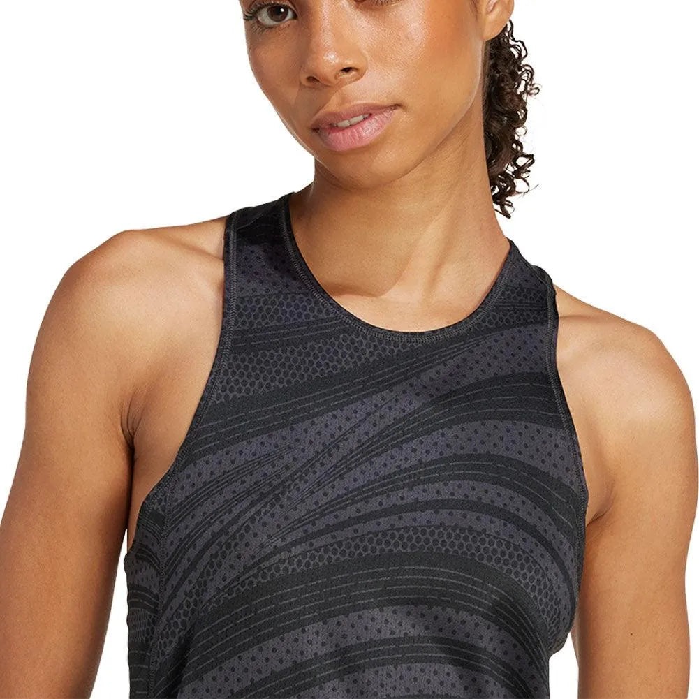 Women's Club Graphic Tennis Tank Carbon-Apparel-Adidas-JH3349-S25-4-Tennis Express