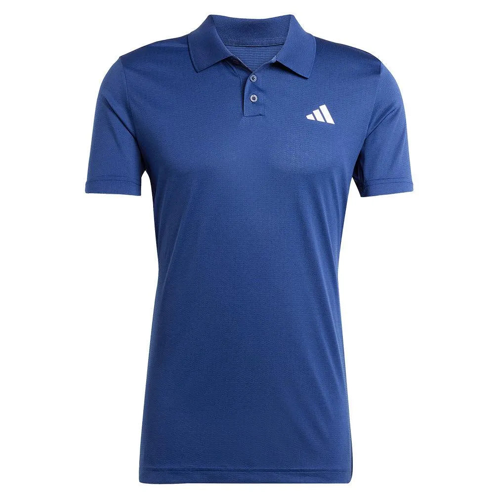 Men's Freelift Tennis Polo Dark Blue-Apparel-Adidas-JH3383-S25-1-Tennis Express