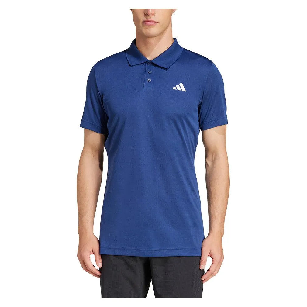 Men's Freelift Tennis Polo Dark Blue-Apparel-Adidas-JH3383-S25-3-Tennis Express
