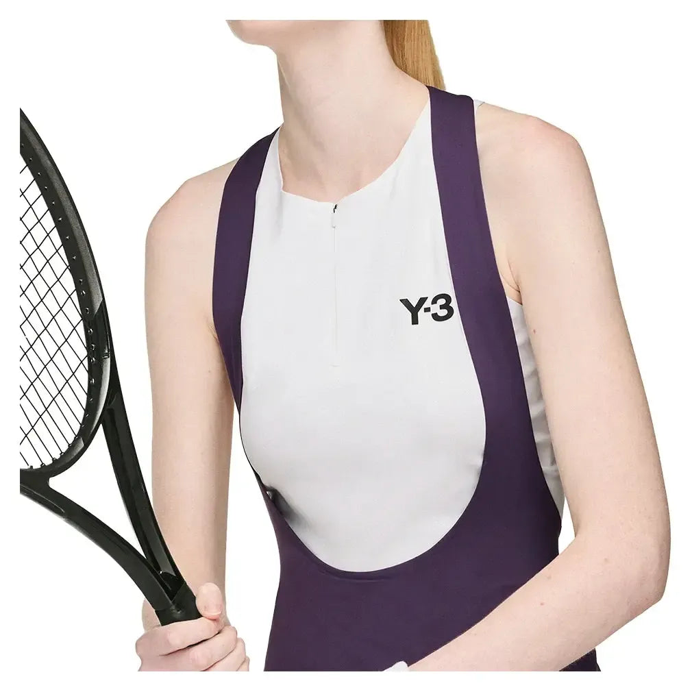 Women's Y-3 Crop Tennis Y-Tank Orbit Grey-Apparel-Adidas-JM1147-H25-6-Tennis Express