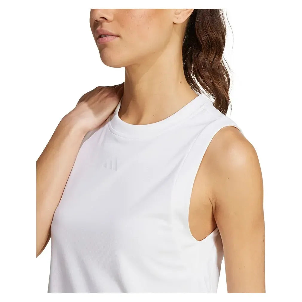 Women's Match Tennis Tank White-Apparel-Adidas-JN2094_5-Tennis Express