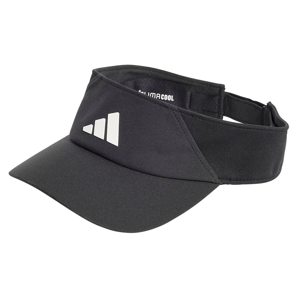 Men's Climacool Tennis Visor Black and White-Apparel-Adidas-JN6086-S26-Tennis Express