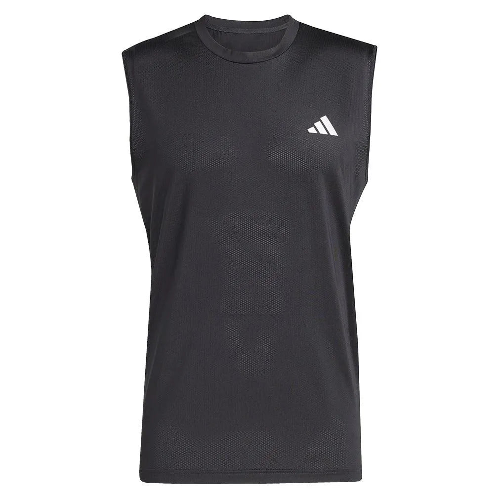 Men's Club Tennis Tank Black-Apparel-Adidas-JN7089-S25-1-Tennis Express