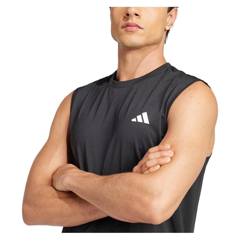 Men's Club Tennis Tank Black-Apparel-Adidas-JN7089-S25-6-Tennis Express