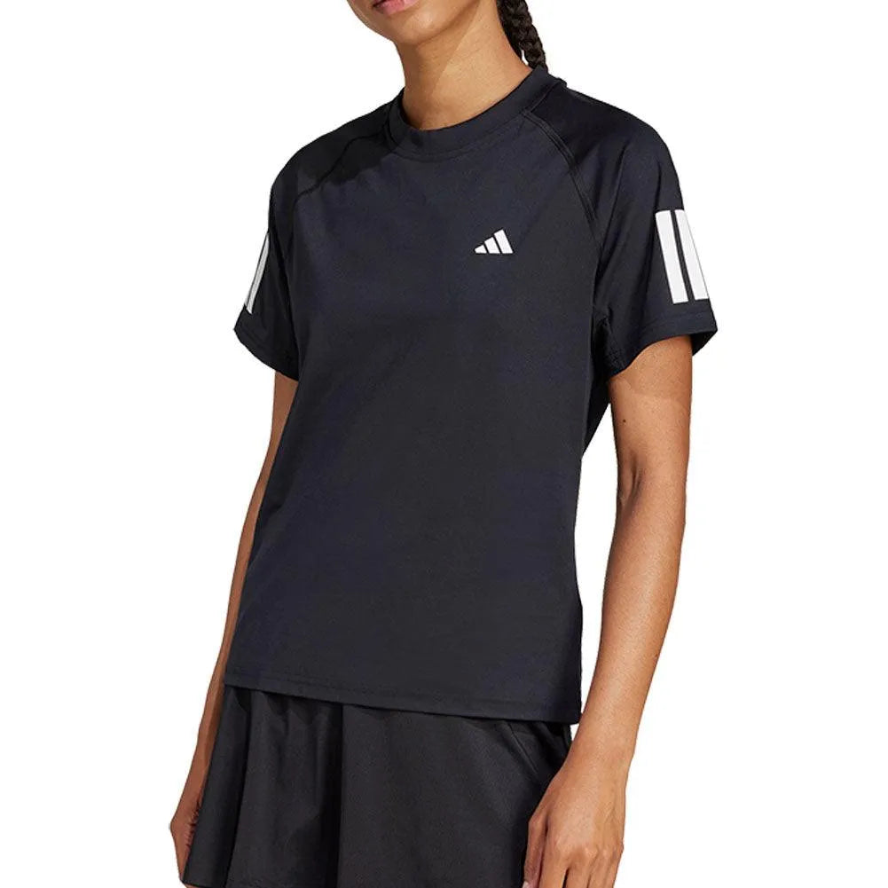 Women's Club Tennis Top Black-Apparel-Adidas-JN7093-S25-5-Tennis Express