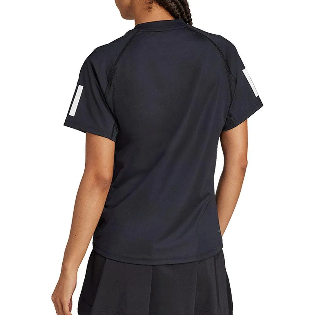 Women's Club Tennis Top Black-Apparel-Adidas-JN7093-S25-6-Tennis Express