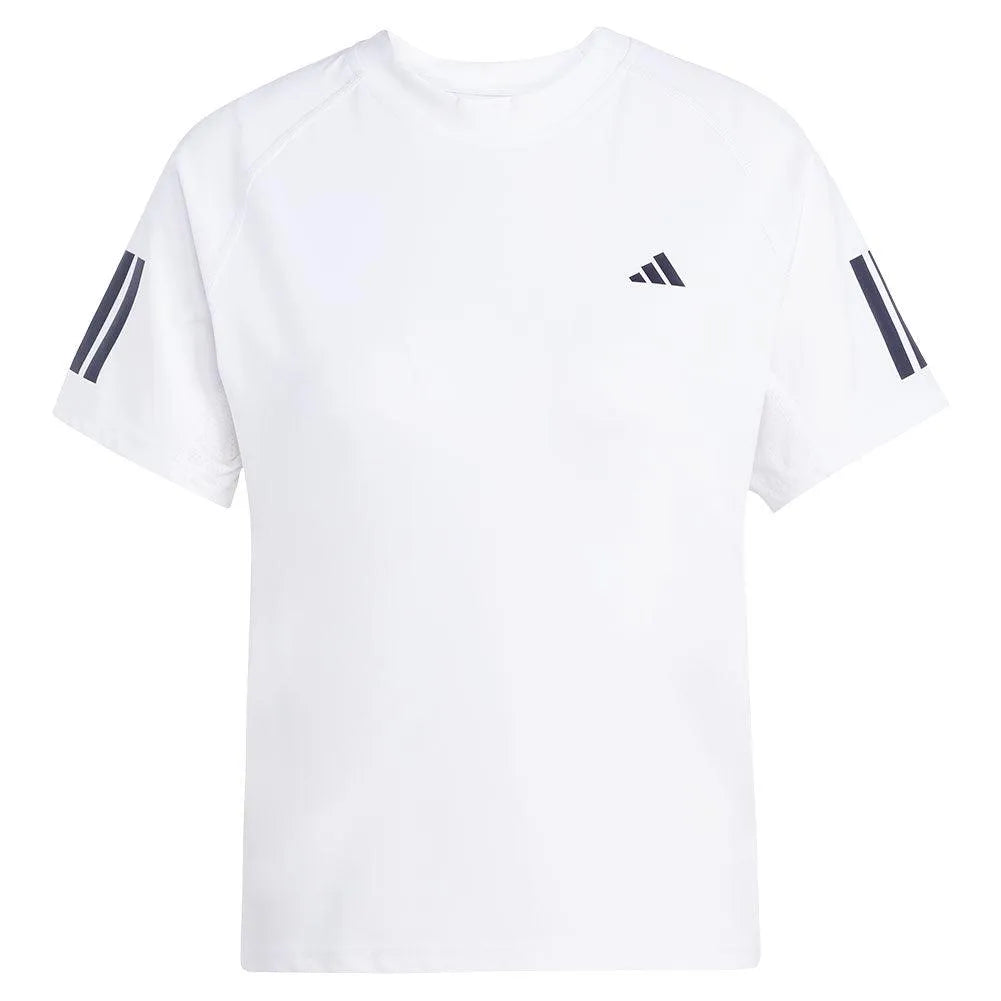 Women's Club Tennis Top White-Apparel-Adidas-JN7094-S25-Tennis Express