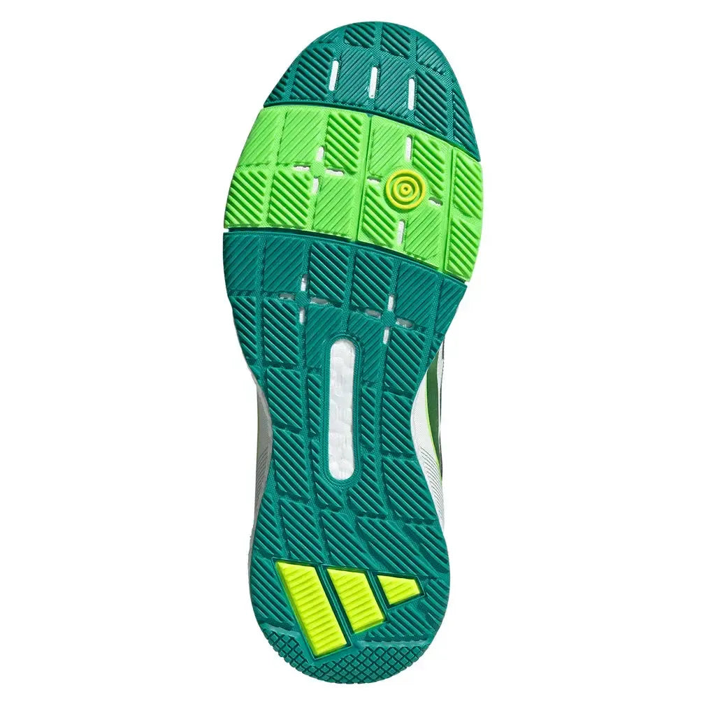 Men's Crazyquick Boost Padel Shoes Footwear White and Lime Burst-Footwear-Adidas-JP7203-F25-5-Tennis Express
