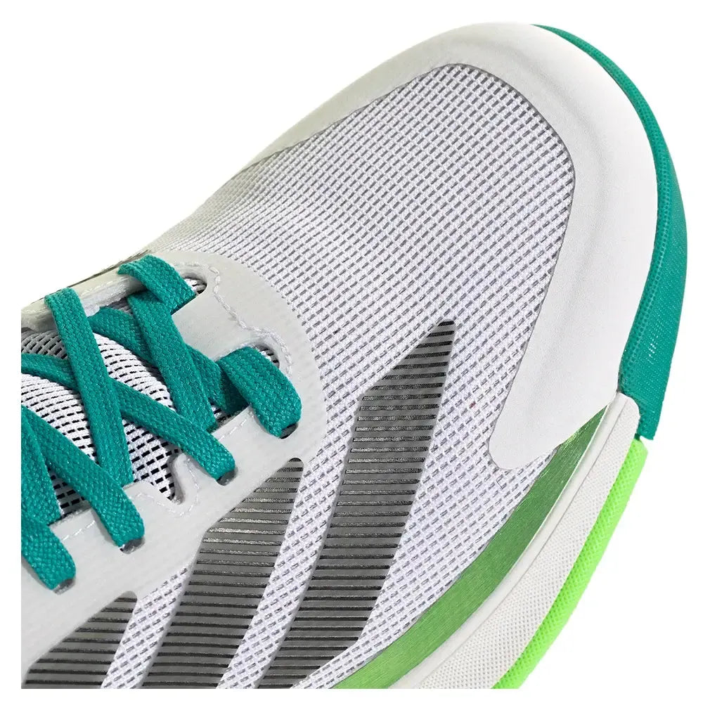 Men's Crazyquick Boost Padel Shoes Footwear White and Lime Burst-Footwear-Adidas-JP7203-F25-6-Tennis Express