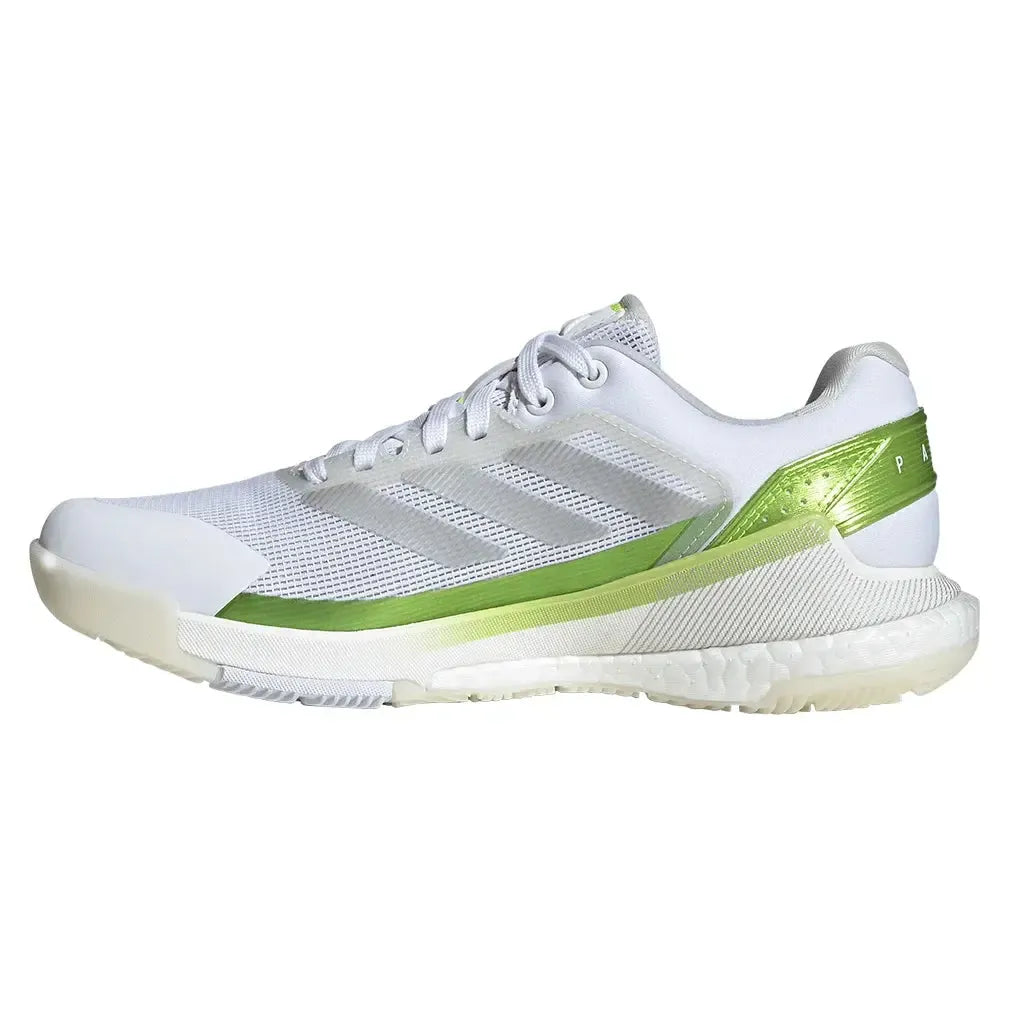 Women's Crazyquick Boost Padel Shoes Footwear White and Lucid Lemon-Footwear-Adidas-JP7228-F25-2-Tennis Express