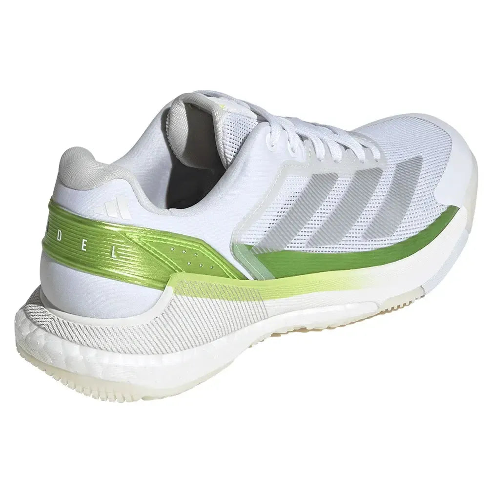 Women's Crazyquick Boost Padel Shoes Footwear White and Lucid Lemon-Footwear-Adidas-JP7228-F25-4-Tennis Express