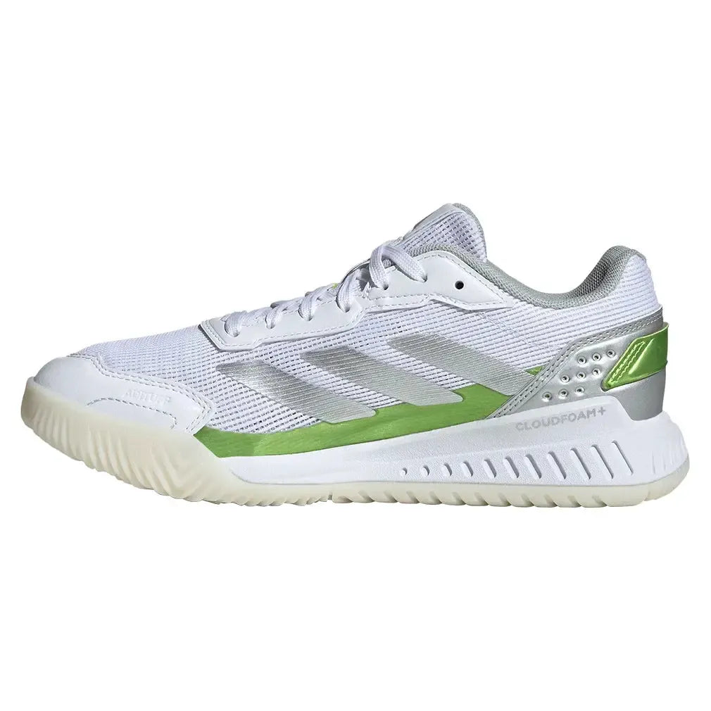 Women's Courtquick Padel Shoes Footwear White and Lucid Lemon-Footwear-Adidas-JP7229-F25-2-Tennis Express