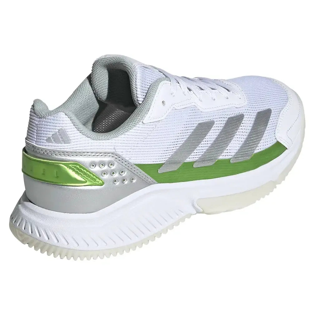 Women's Courtquick Padel Shoes Footwear White and Lucid Lemon-Footwear-Adidas-JP7229-F25-4-Tennis Express
