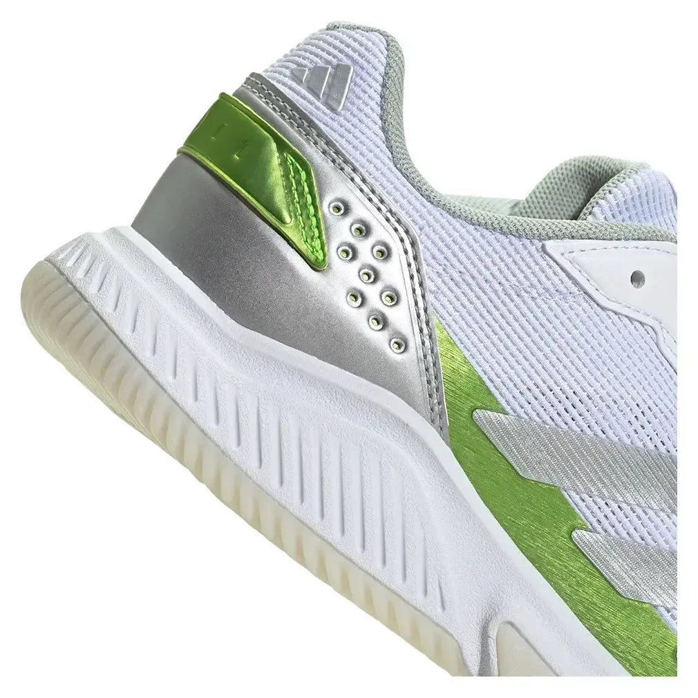 Women's Courtquick Padel Shoes Footwear White and Lucid Lemon-Footwear-Adidas-JP7229-F25-7-Tennis Express