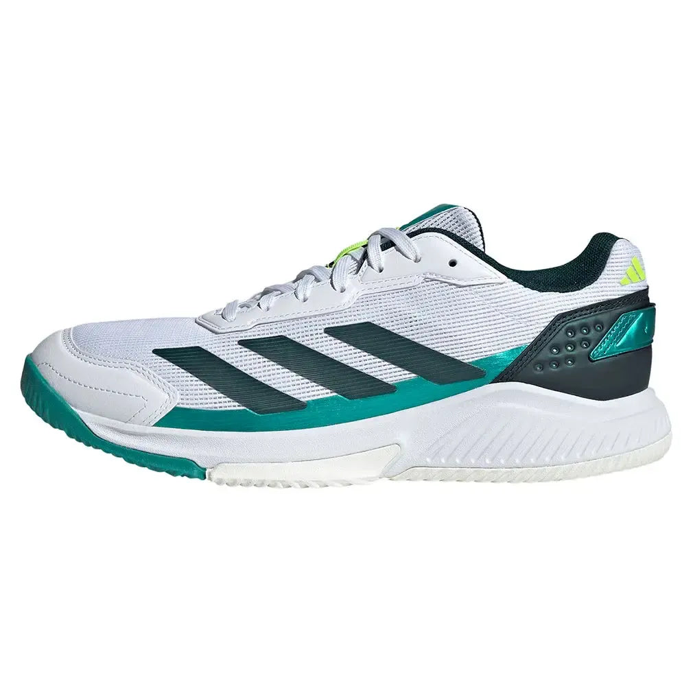 Men's Courtquick Padel Shoes Footwear White and Aurora Ivy-Footwear-Adidas-JP7232-F25-1-Tennis Express