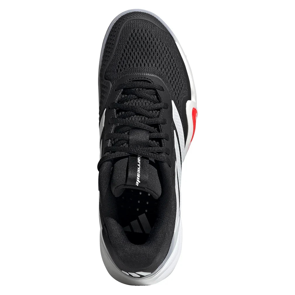 Men's Barricade 14 Clay Tennis Shoes Core Black and Zero Metallic-Footwear-Adidas-JR1739-S26-32-Tennis Express