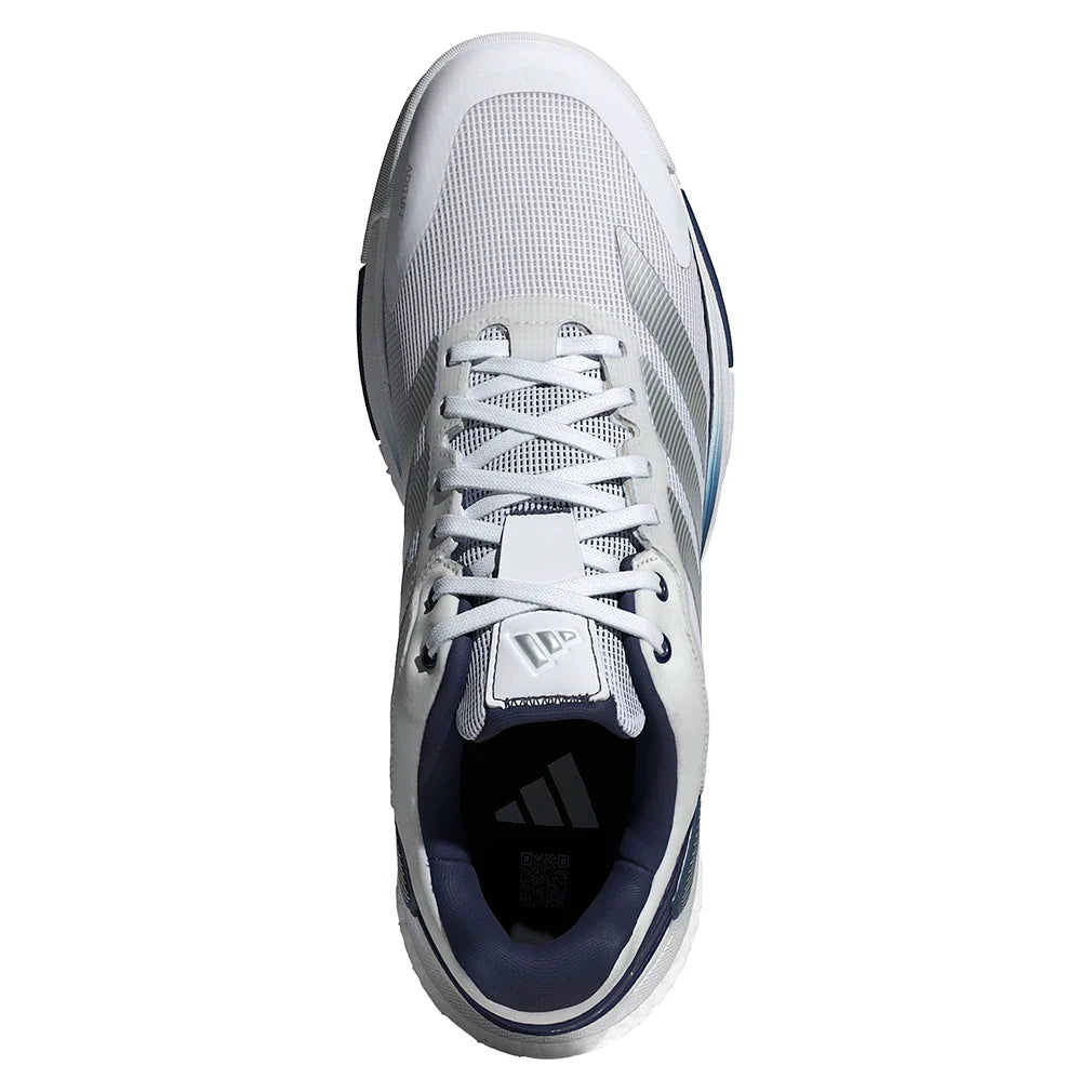 Men's Crazyquick Boost Padel Shoes Core White and Dark Blue-Footwear-Adidas-JR2124-S26-3-Tennis Express