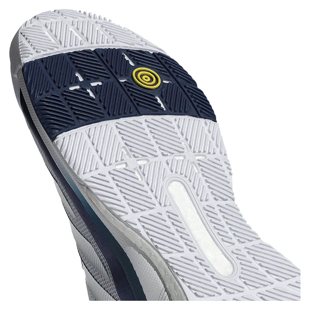 Men's Crazyquick Boost Padel Shoes Core White and Dark Blue-Footwear-Adidas-JR2124-S26-7-Tennis Express