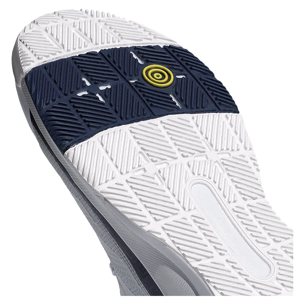Men's Crazyquick LS Padel Shoes Core White and Dark Blue-Footwear-Adidas-JR2127-S26-7-Tennis Express