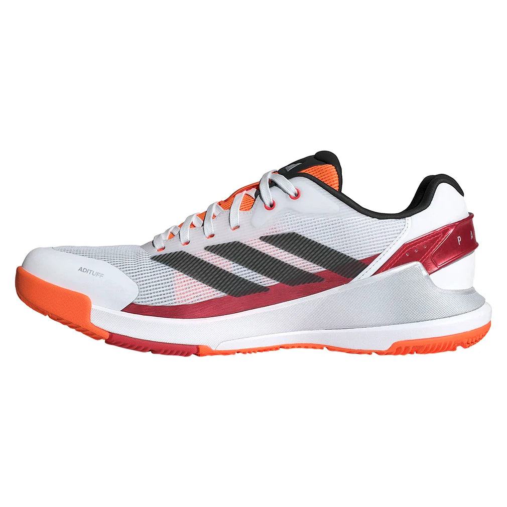 Men's Crazyquick LS Padel Shoes Core White and Black-Footwear-Adidas-JR4647-S26-2-Tennis Express