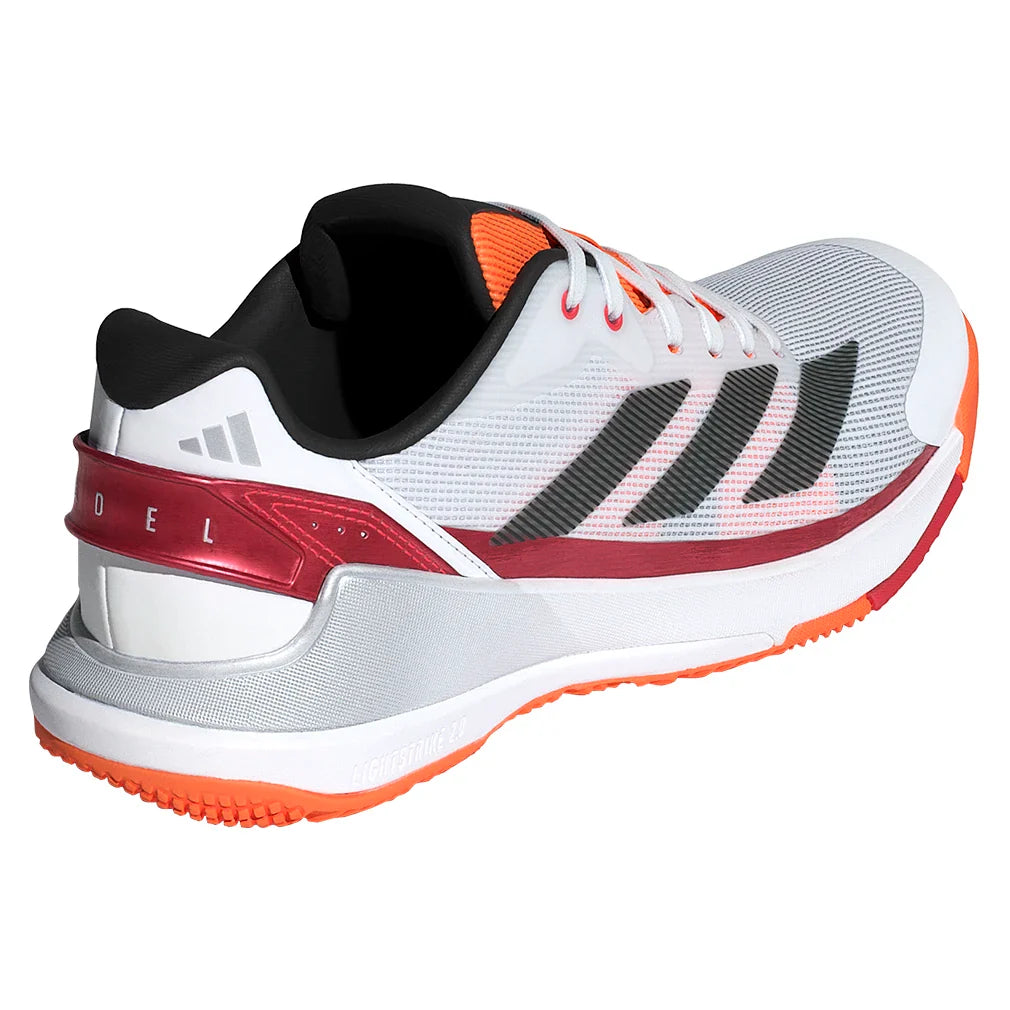 Men's Crazyquick LS Padel Shoes Core White and Black-Footwear-Adidas-JR4647-S26-4-Tennis Express