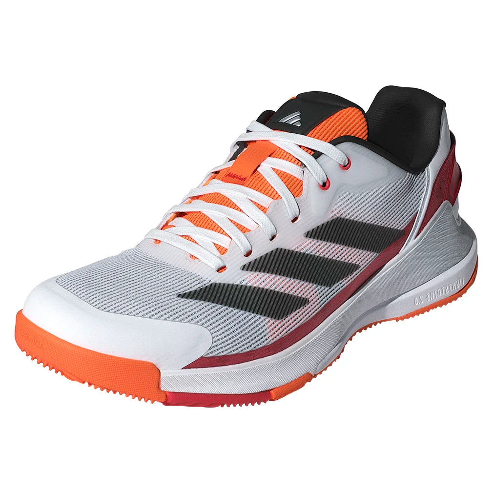Men's Crazyquick LS Padel Shoes Core White and Black-Footwear-Adidas-JR4647-S26-y-Tennis Express