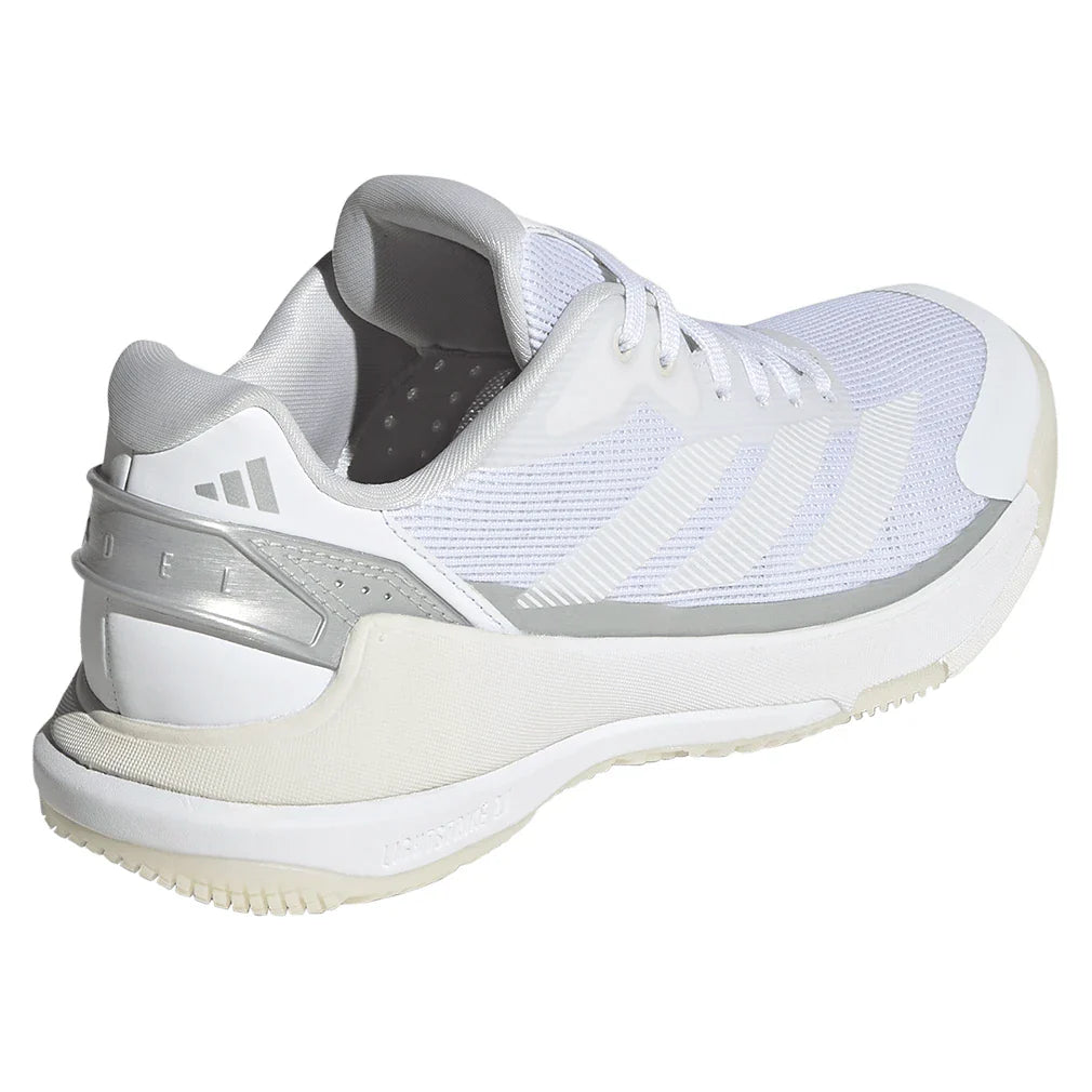 Women's Crazyquick LS Padel Shoes Core White and Zero Metallic-Footwear-Adidas-JR4659-S26-4-Tennis Express
