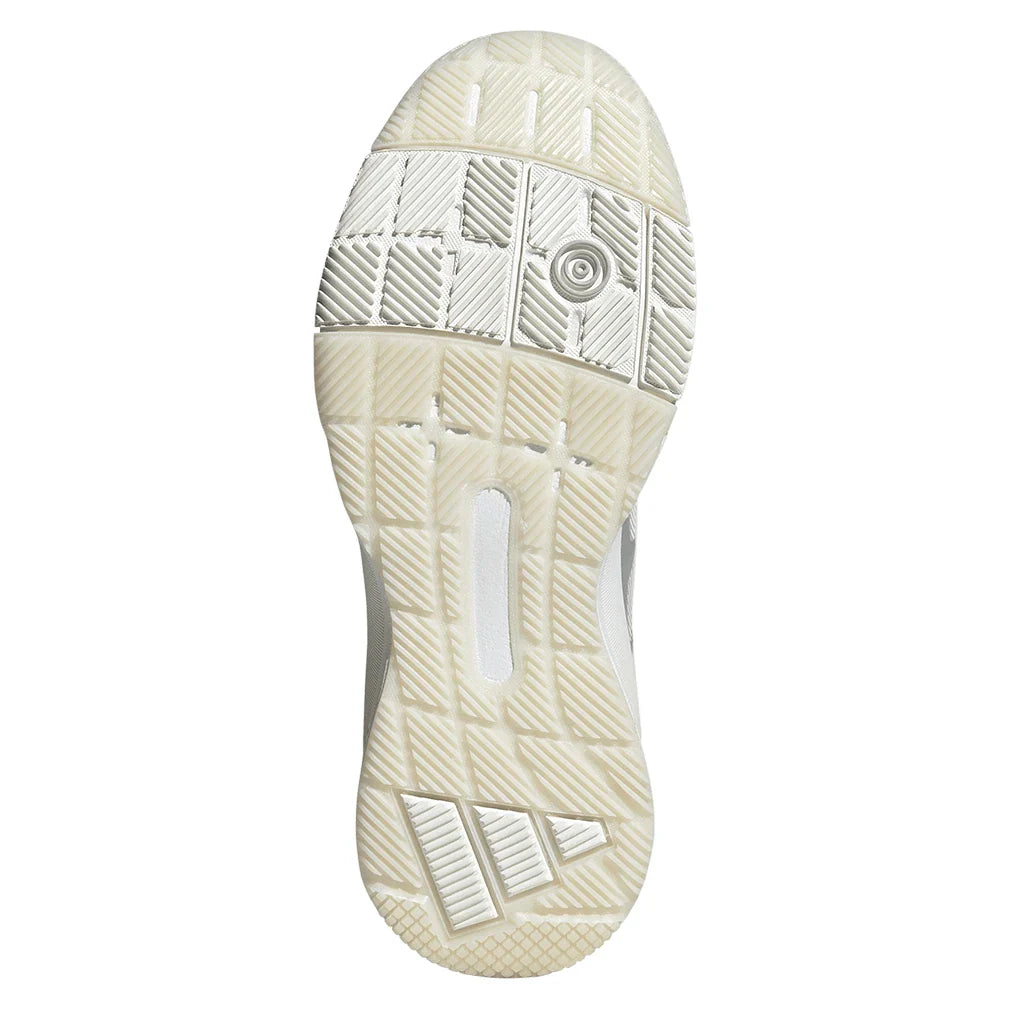 Women's Crazyquick LS Padel Shoes Core White and Zero Metallic-Footwear-Adidas-JR4659-S26-5-Tennis Express
