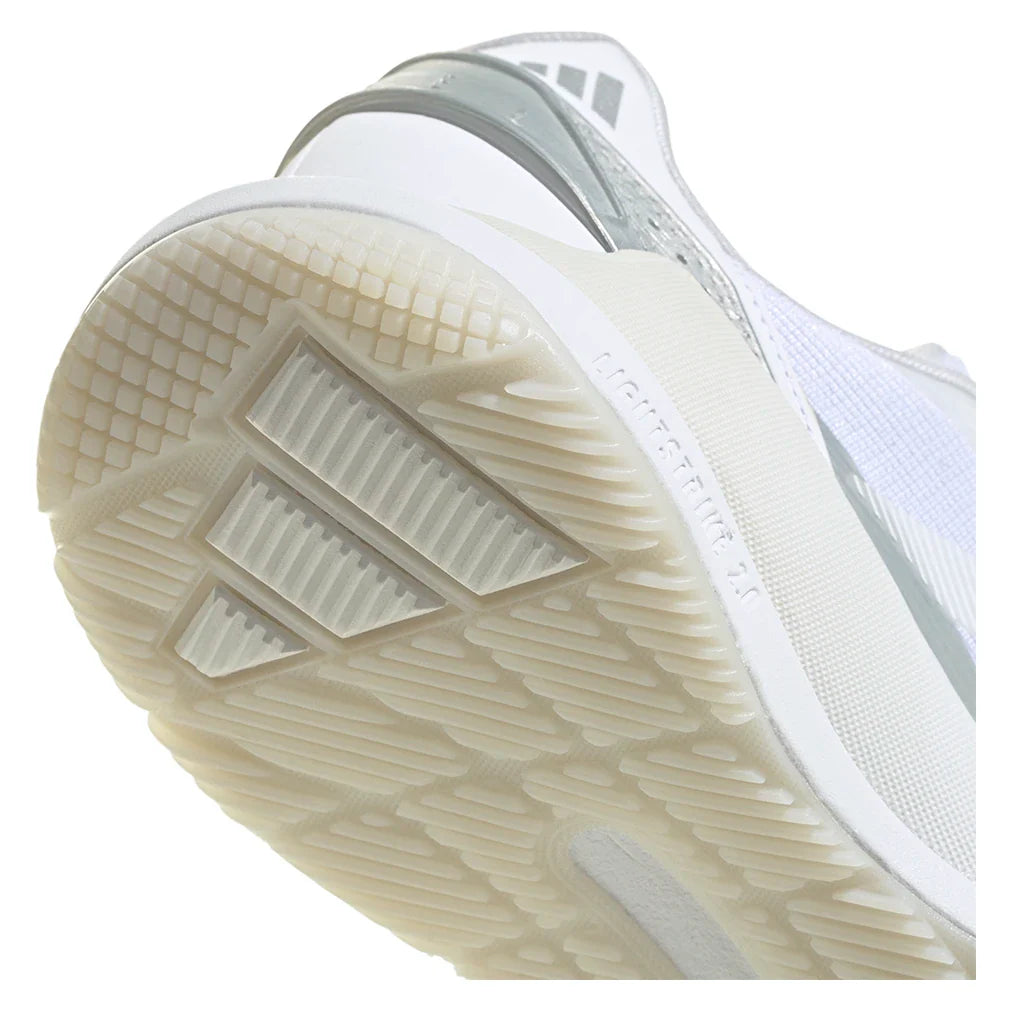 Women's Crazyquick LS Padel Shoes Core White and Zero Metallic-Footwear-Adidas-JR4659-S26-7-Tennis Express